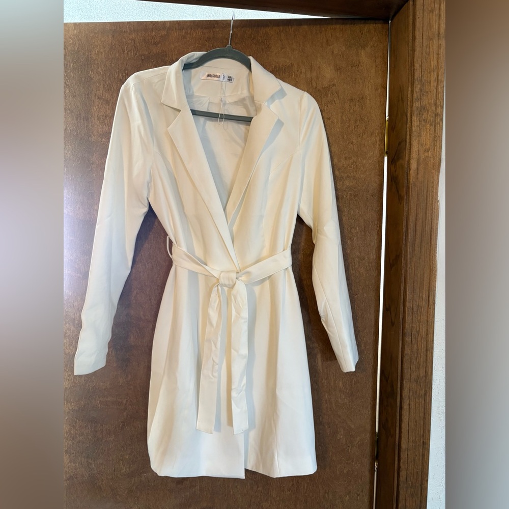 Missguided White Blazer